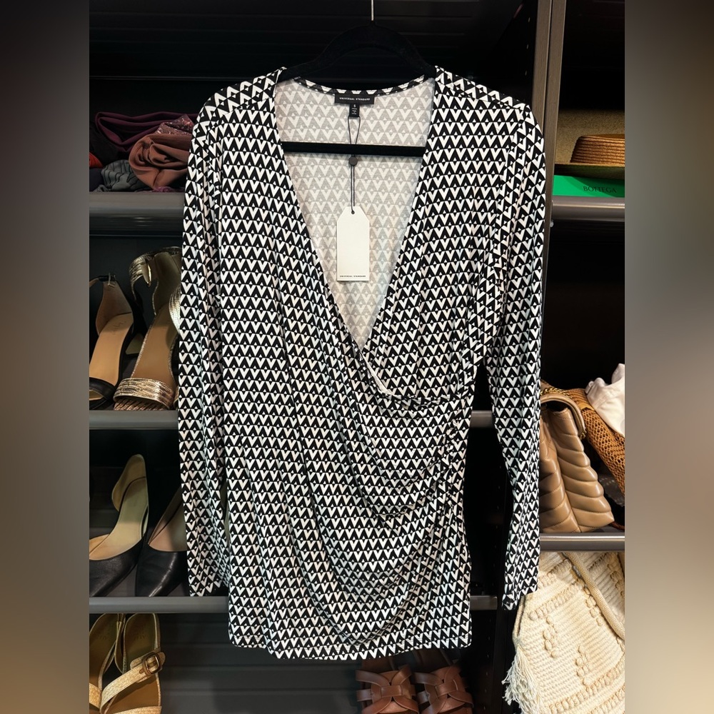 NWT! Universal Standard Draped Wrap Top